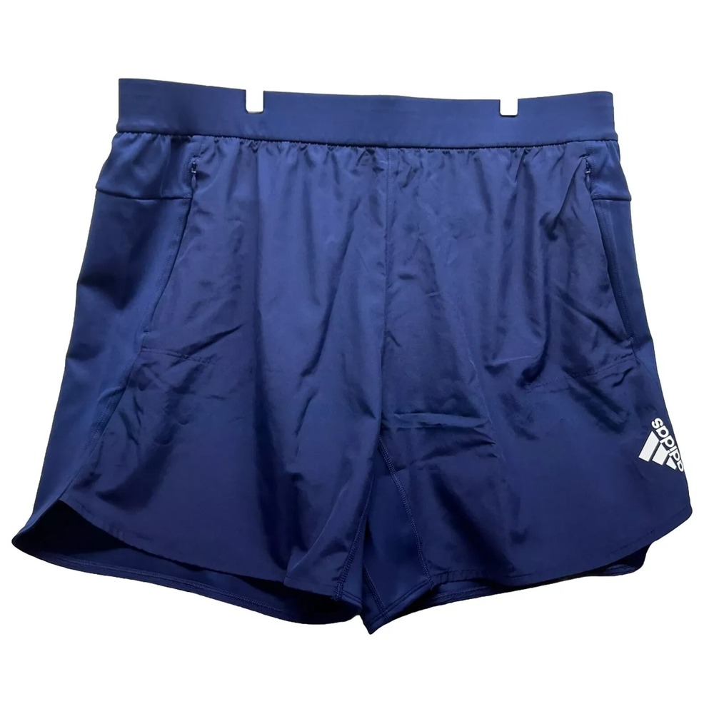 Adidas Mens Size 2XL Blue Aeroready D4T Designed For Training Shorts New (C9)